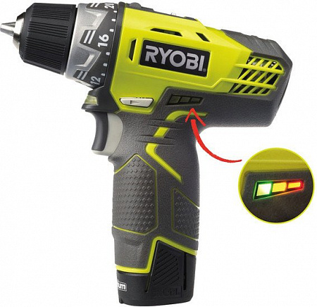 Дрель-шуруповерт Ryobi R12DDLL13S