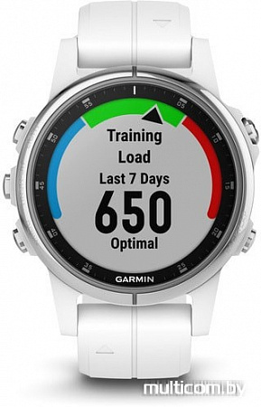 Умные часы Garmin Fenix 5S Plus Sapphire (белый)