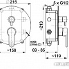 Смеситель Armatura Hexa Ring 35 3529-410-00