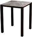 Стол Millwood Сеул керамогранит 60x60x75 (бетон канон/металл черный)