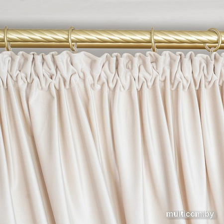 Штора Mio Tesoro Velvet 1.5x2.7 м (кремовый)