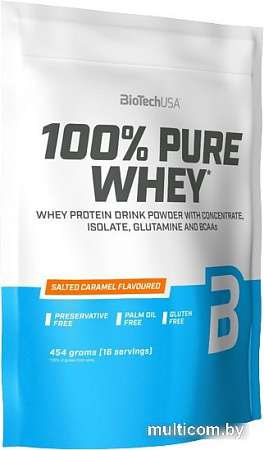 Протеин BioTech USA 100% Pure Whey (соленая карамель, 1000 г)
