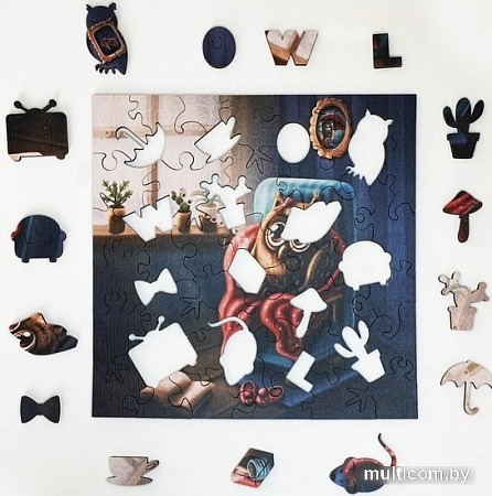 Мозаика/пазл Нескучные игры Совушка