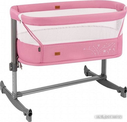 Приставная детская кроватка Nuovita Accanto Vicino (розовый)