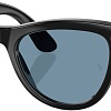 Умные очки Ray-Ban Meta Skyler RW4010 (черный глянцевый/синий)