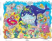 Мозаика/пазл Нескучные игры Fun Art Подводный мир
