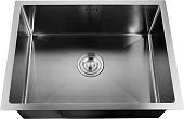 Кухонная мойка GranFest Metal нержавеющая сталь AISI 304 PVD GF-5344 графит (с сифоном)