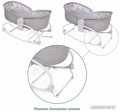 Люлька Simplicity Elite 3 в 1 3010 (beige circles)