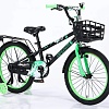 Детский велосипед Nialanti Spike 20 2025 (черный/зеленый)