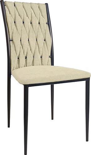 Стул Лидмаш SM-07 (черный/бежевый)