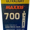 Велокамера Maxxis Ultralight 700x23/32C LFVSEP48 EIB00100000