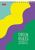Блокнот Hatber Green Rules 96Б5лВ1гр (96 л)
