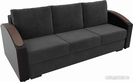 Диван Лига диванов Монако slide 101997 (серый/черный)