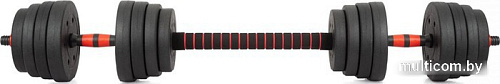 Набор гантелей с грифом для штанги VictoryFit VF-DC250 2x12.5 кг