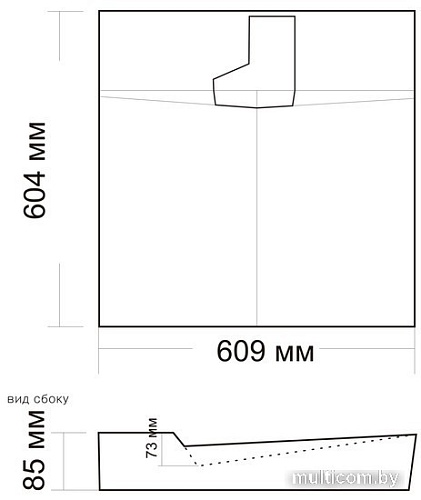 Умывальник Andrea Onyx