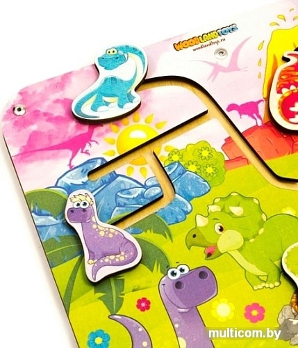 Лабиринт WoodLand Toys Динозавры 114111