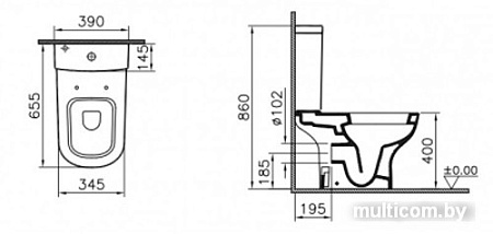 Унитаз Vitra S50 [9797B003-7203]