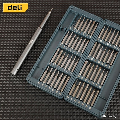 Набор отвертка с битами Deli DL241057 (57 предметов)