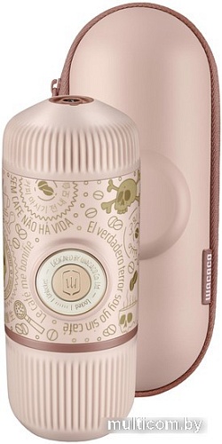 Ручная кофеварка WACACO Nanopresso Dark Soul Pink + Case