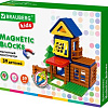 Конструктор BRAUBERG 663849 Kids Magnetic Build Blocks-79 Построй дом