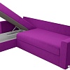 Угловой диван Mio Tesoro Верона левый (микровельвет, фиолетовый)