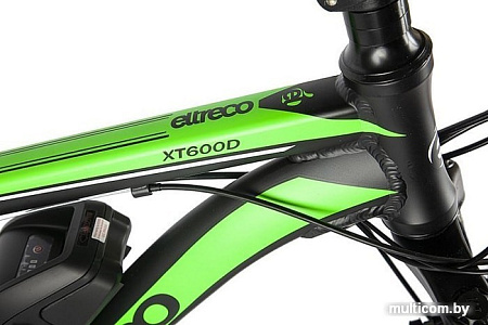 Электровелосипед Eltreco XT 600 D 2021 (черный/красный)