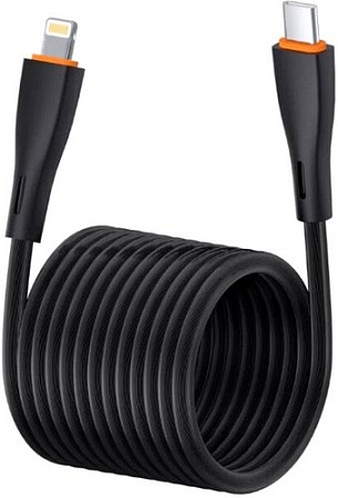 Кабель EOFE CL21 USB Type-С - Lightning (1 м, черный)