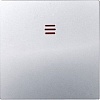 Клавиша для выключателя Simon 82011-33 (алюминий матовый)