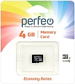 Карта памяти Perfeo microSDHC PF4GMCSH10ES 4GB