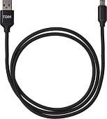 Кабель TDM Electric USB Type-A - microUSB SQ1810-0307 (1 м, черный)