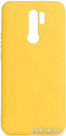 Чехол для телефона Case Cheap Liquid для Redmi 9 (желтый)