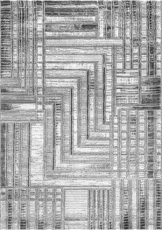 Ковер для жилой комнаты Safyun Eva LZ137-GREY (1.6x2.3)