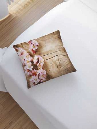 Чехол на подушку JoyArty Ветка вишни на дереве sl_27470