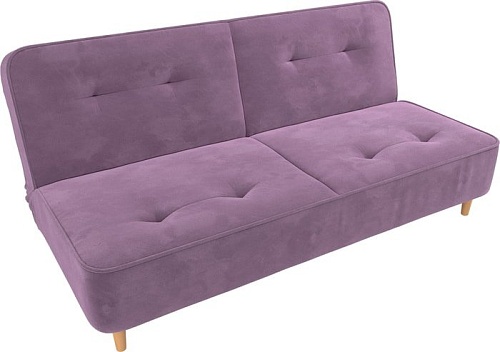 Диван Mebelico Портленд 108748 (БНП, микровельвет, сиреневый)