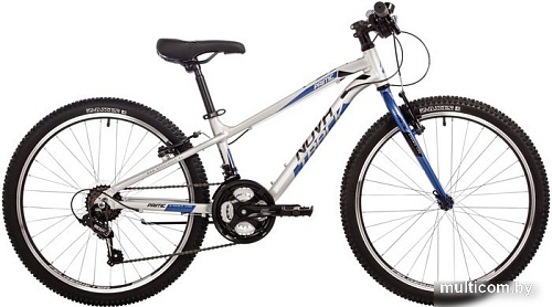 Велосипед Novatrack Prime 18 V 2024 24AHV.PRIME.11SL4 (серебристый)