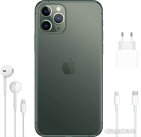 Смартфон Apple iPhone 11 Pro 512GB (темно-зеленый)
