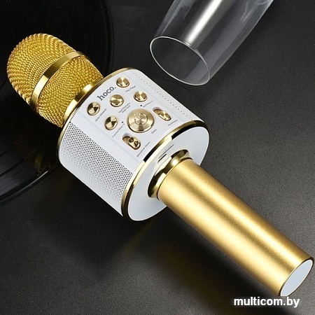 Микрофон Hoco BK3 (золотистый)