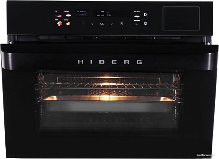 Электрический духовой шкаф Hiberg S-VMF 5515 B Smart