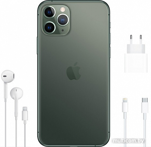 Смартфон Apple iPhone 11 Pro 512GB (темно-зеленый)