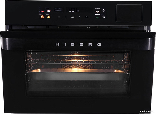 Электрический духовой шкаф Hiberg S-VMF 5515 B Smart