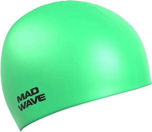 Шапочка для плавания Mad Wave Neon (зеленый)