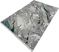 Ковер для жилой комнаты Radjab Carpet Афина Прямоугольник 9012A 12861RK (1.6x2.3, Grey/D.Green)