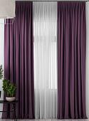 Комплект штор и гардин Pasionaria Блэкаут 340x230 (3 шт, фиолетовый)