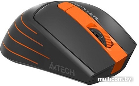 Мышь A4Tech Fstyler FG30S (черный/оранжевый)