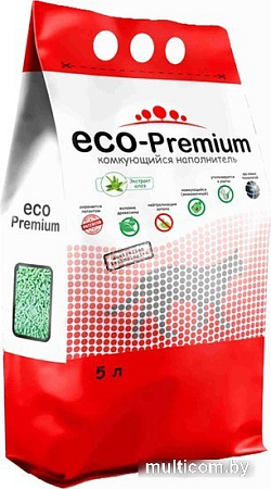 Наполнитель для туалета Eco-Premium с ароматом алоэ 5 л