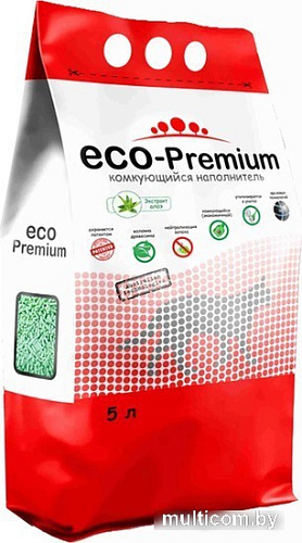 Наполнитель для туалета Eco-Premium с ароматом алоэ 5 л