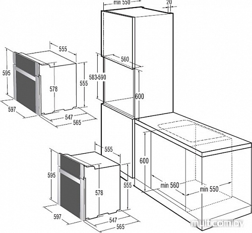 Духовой шкаф Gorenje BO73W