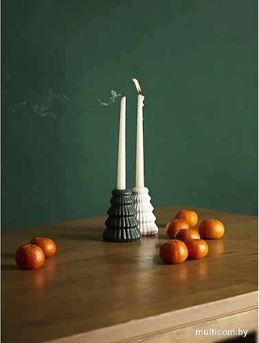 Подсвечник Tkano New Year Essential Nordic mood TK24-NY_CNH0001 (белый)