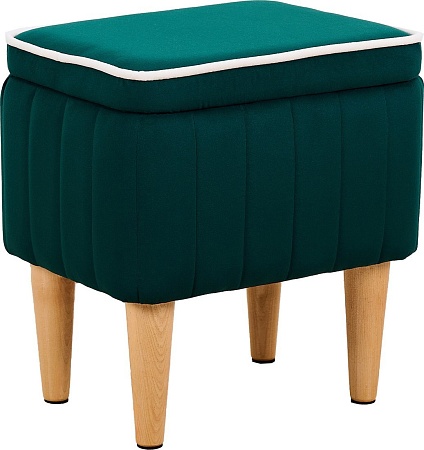 Пуфик Mio Tesoro Амма с ящиком для хранения (зеленый №33)