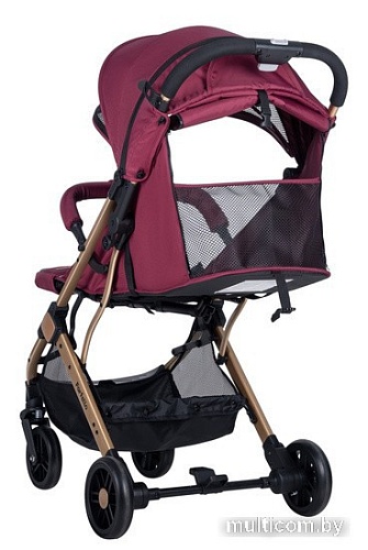 Коляска прогулочная «книга» Farfello Comfy Go CG (вишневый)
